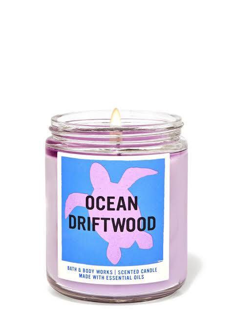 Bath & Body Works Ocean Driftwood 3 Wick Scented Candle 14.5 oz