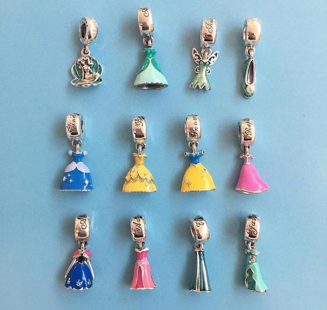 Disney princess dress pandora charms top