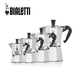Bialetti - Moka Induction, Moka Pot, Suitable for all Types of Hobs, 4 Cups  Espresso (5.7 Oz), Black
