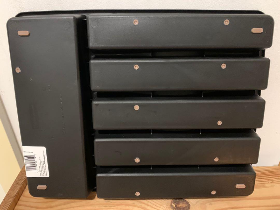 Rubbermaid Cutlery Tray / Drawer Organiser, Brown, Large (Free shipping