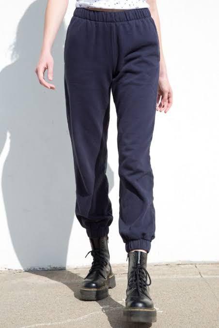 Brandy Melville Rosa Sweatpants in Navy 
