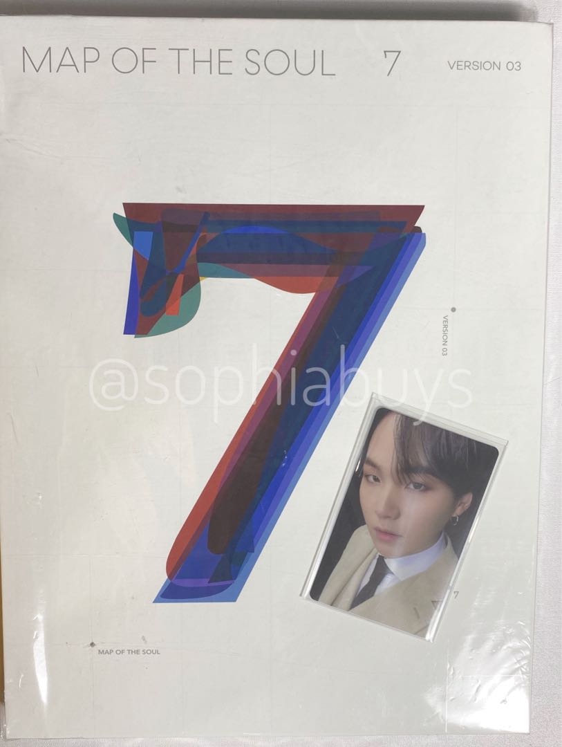 BTS MOTS 7 version 3 with Suga pc, Hobbies & Toys, Memorabilia ...