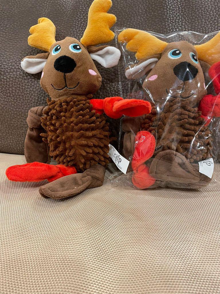 Christmas moose dog toy deals