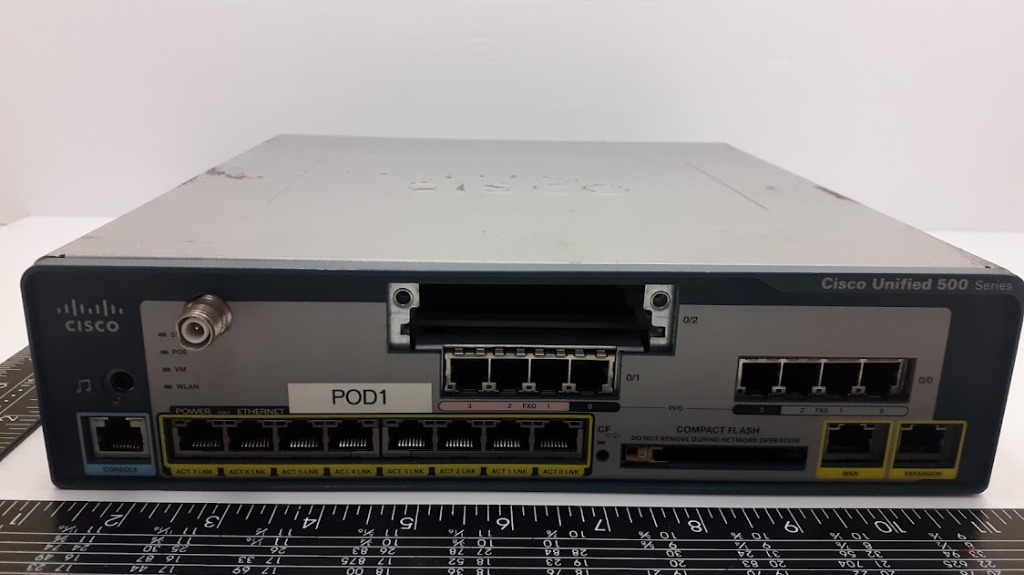cisco UC520-16 cisco unified 500 series FXO FXS router, Computers ...