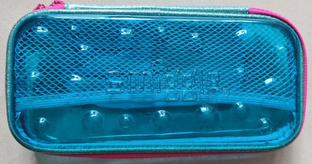 Clear Smiggle pencil case, Hobbies 