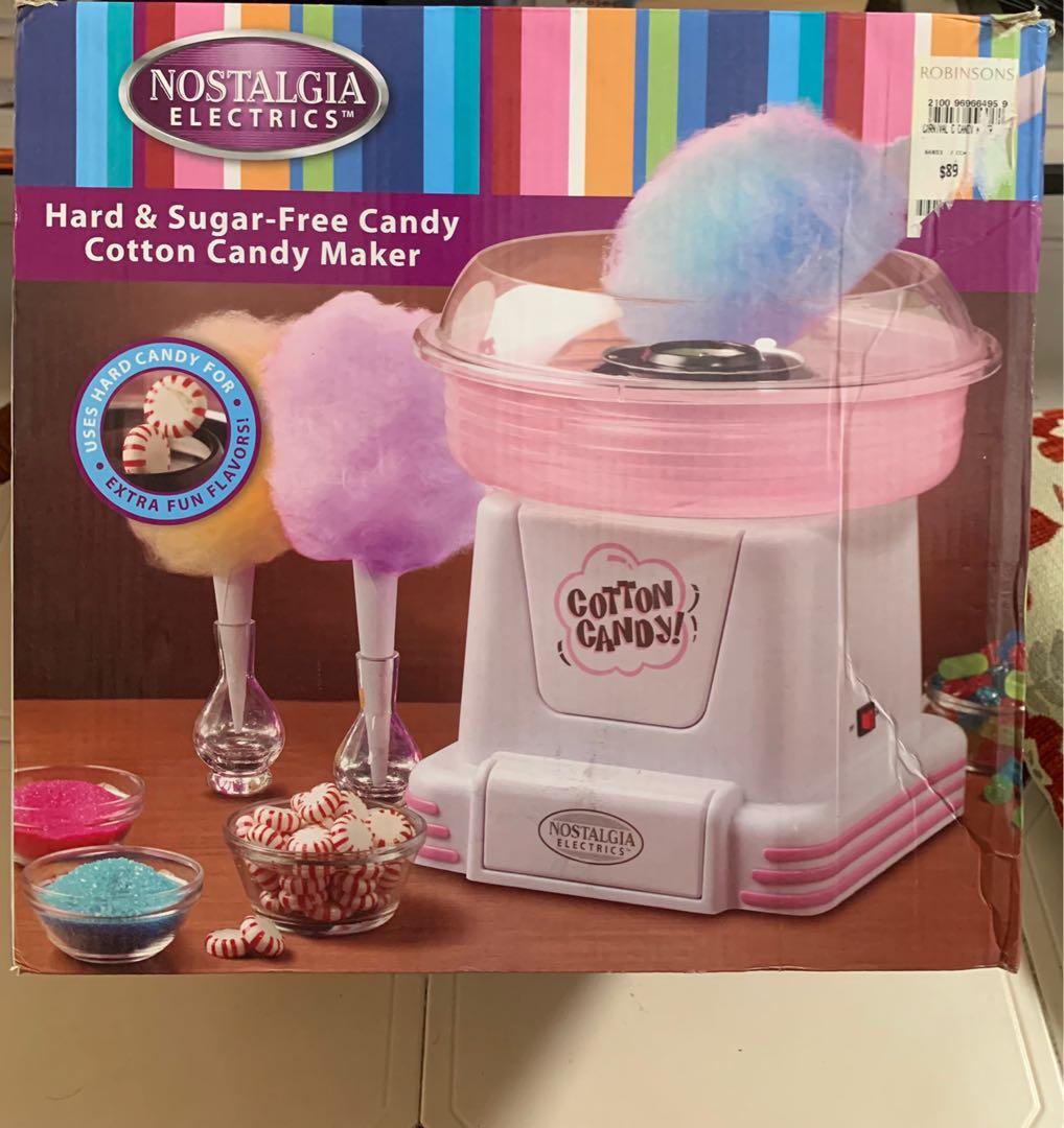 nostalgia electrics cotton candy machine instructions