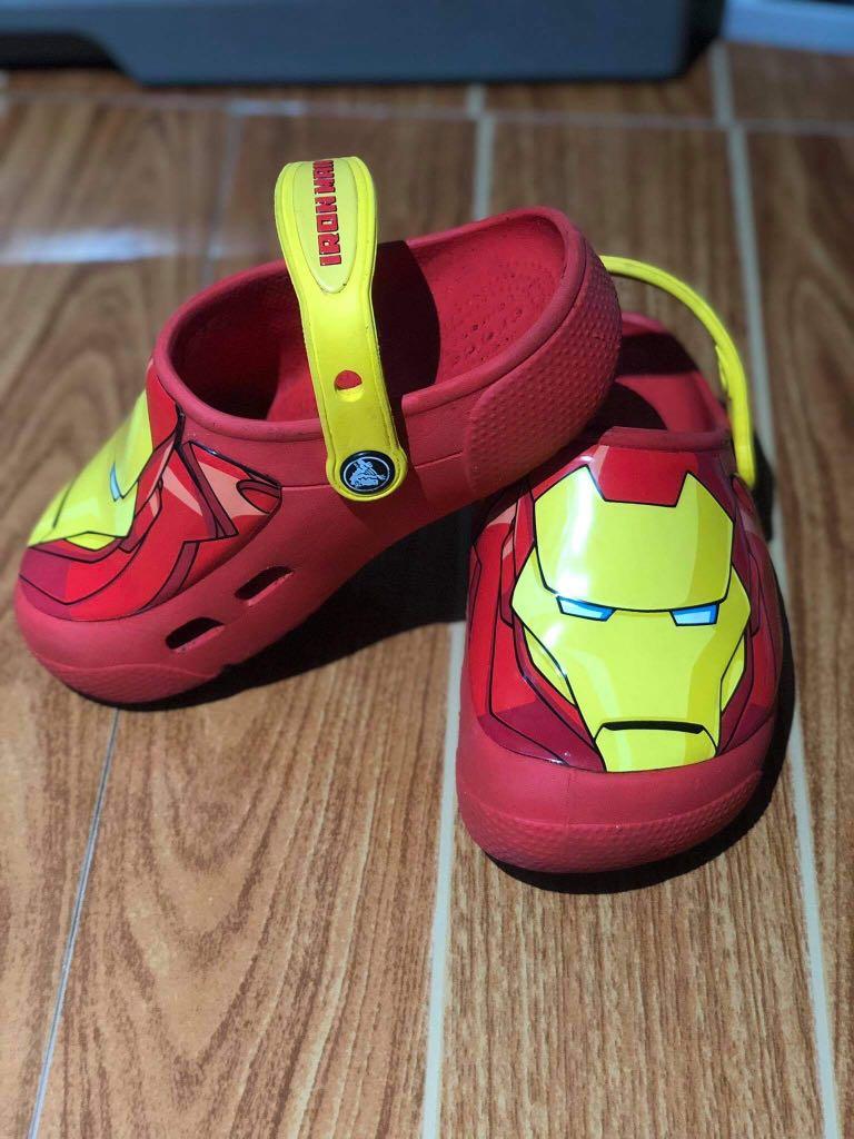 Crocs iron man light up hot sale
