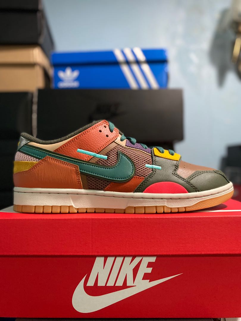 dunk low scrap archeo brown