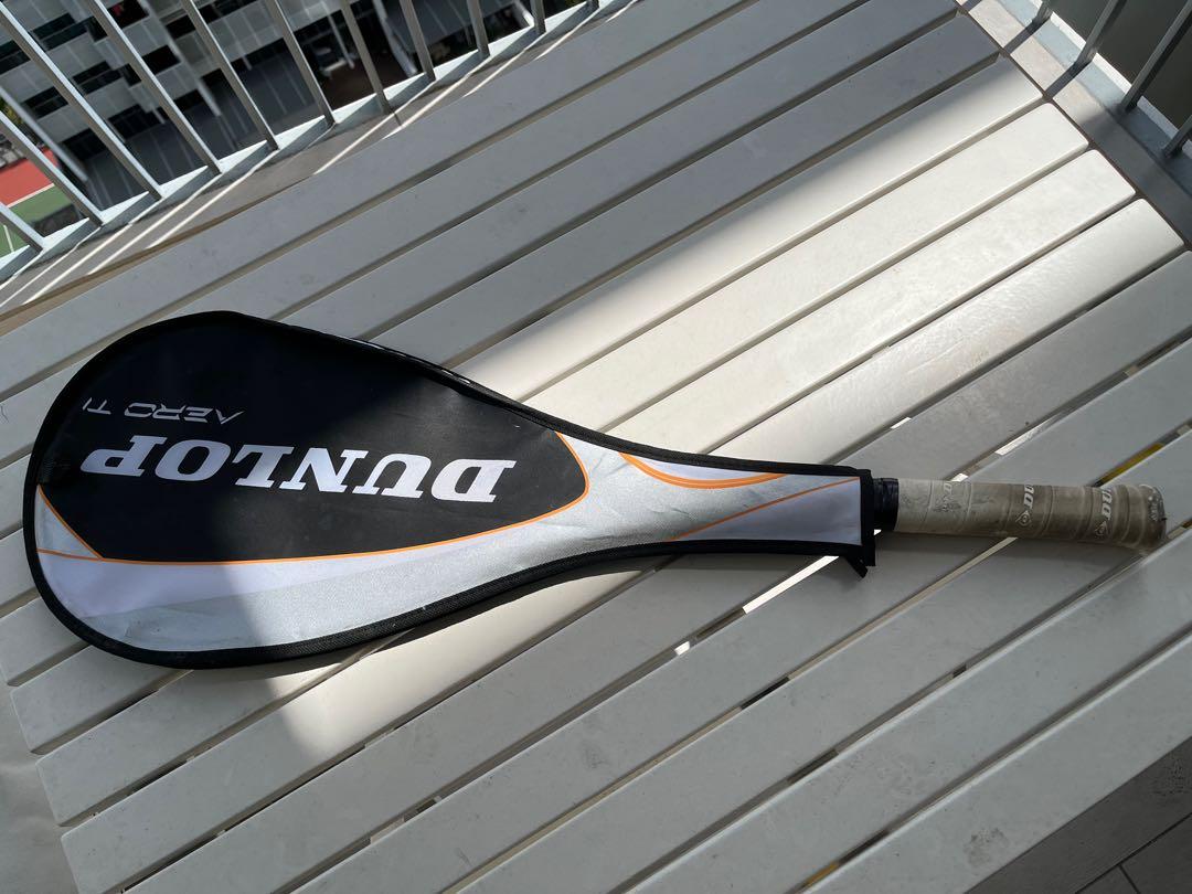 Dunlop Aero Ti Red Squash Racket, Sports Equipment, Sports & Games ...