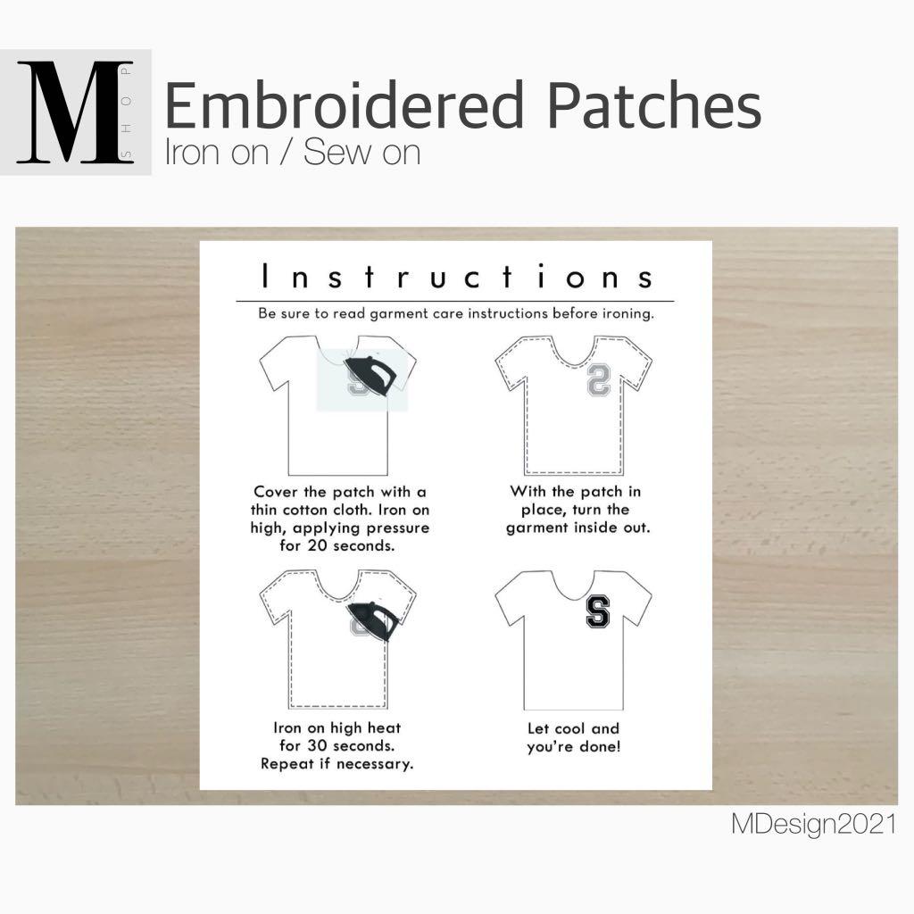 Embroidered Letter Patches (Category: Handmade Craft) located in Manila. Submitted by mshopmla (Listing ID 1122711628, Image 3). Description: Embroidered Letter Patches, 1s Approx 3.7cm W x 5cm H Iron on / Sew on Product Code: ELP-1 Price: Php 17.00 each Product Code: ELP-UST Price: Php 50.00 each #irononpatches #patches #letterpatches #USTpatches #mshop #mshopmla #themfmshop.
