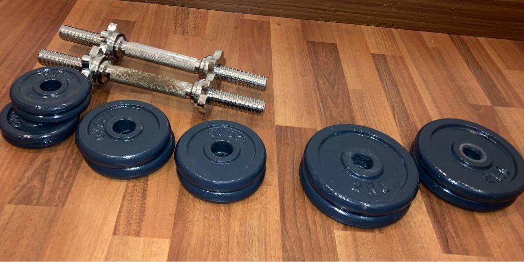 Everlast 18kg dumbbell 2025 set
