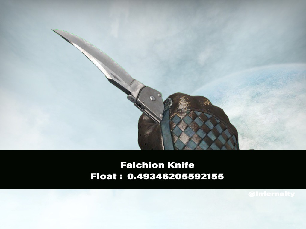 Falchion Knife VANILLA CSGO SKINS KNIVES, Video Gaming, Gaming
