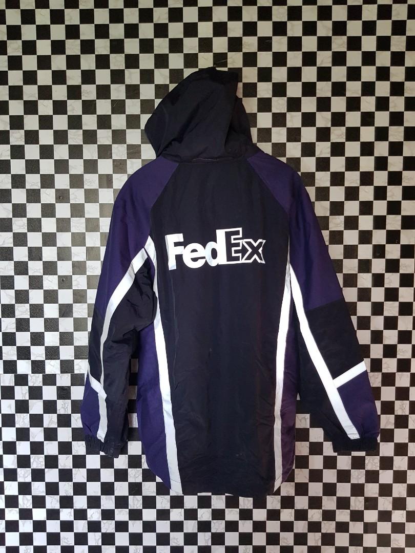 FedEx Hooded Reflective coat by Stan Herman Men s Fashion Coats