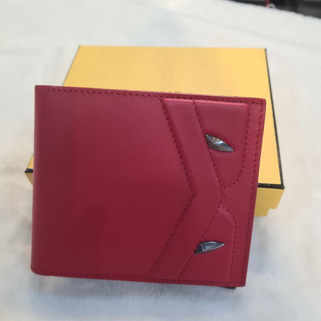 Fendi wallet red eyes top