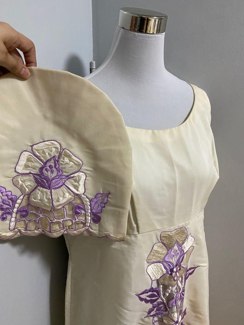 purple filipiniana