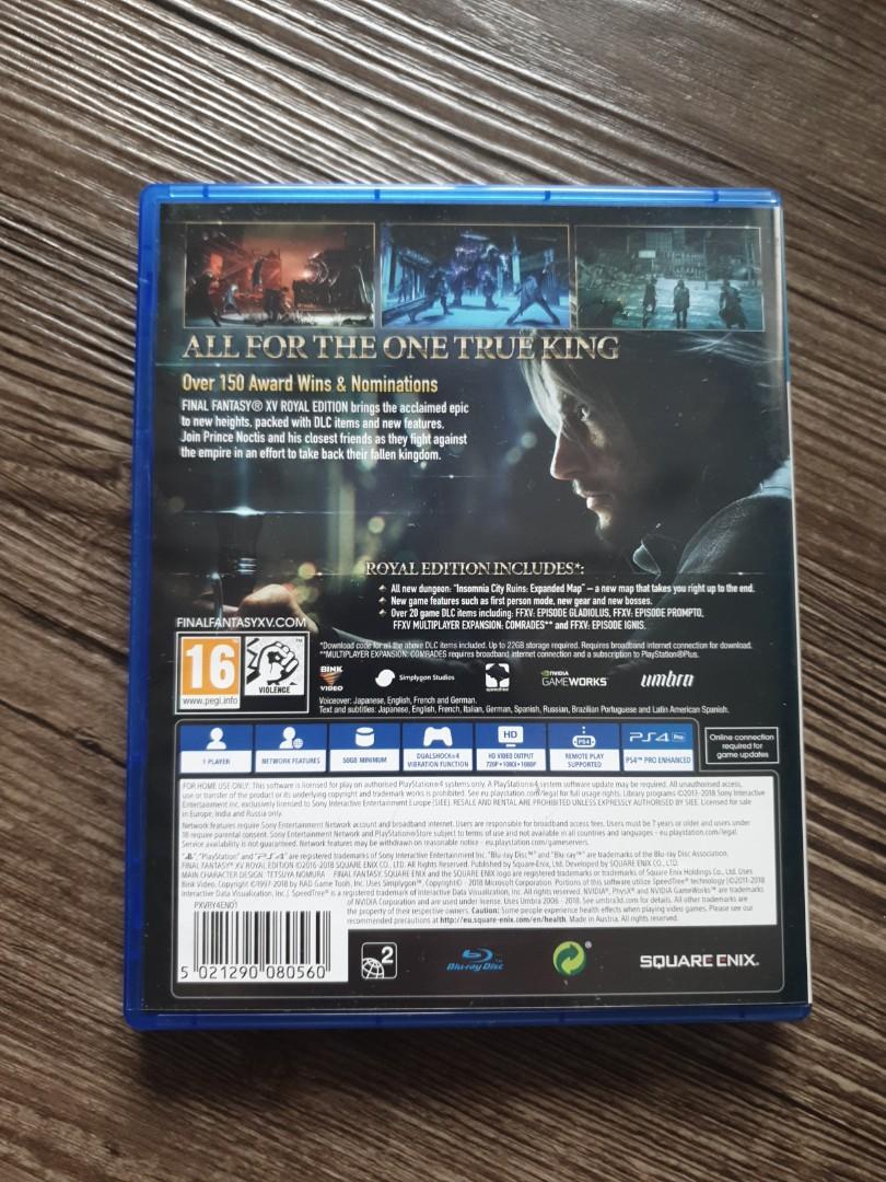 Final fantasy 15 digital code ps4 outlet