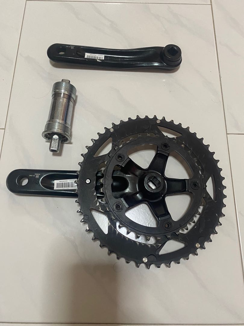 FSA Vero 1x Crankset - 11 Speed, 120 BCD, 42T, 170mm, Black main image 1