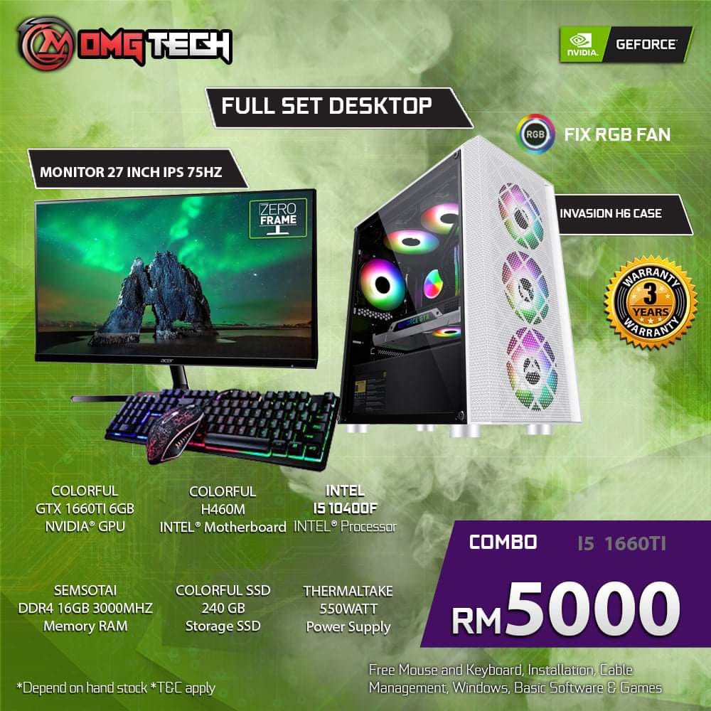 Full desktop for sale, Computers & Tech, Parts & Accessories, Computer