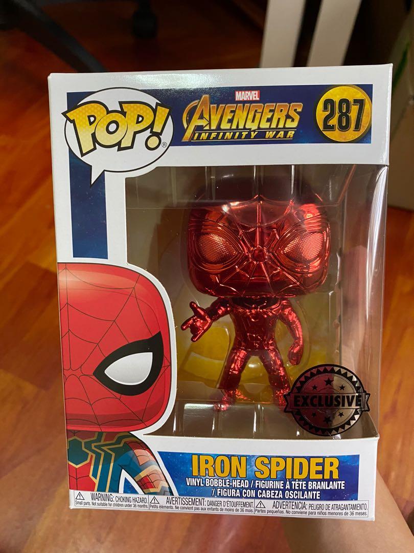 Chrome spiderman shop pop