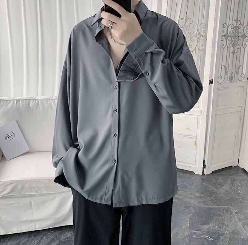 Oversized formal shirt discount
