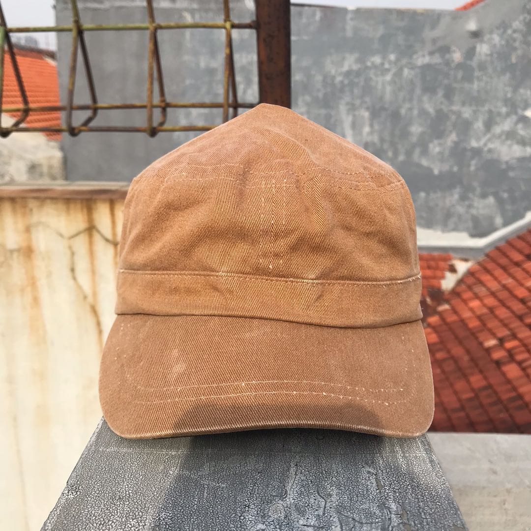 Hat Miniso Japan Nautica Style Brown 