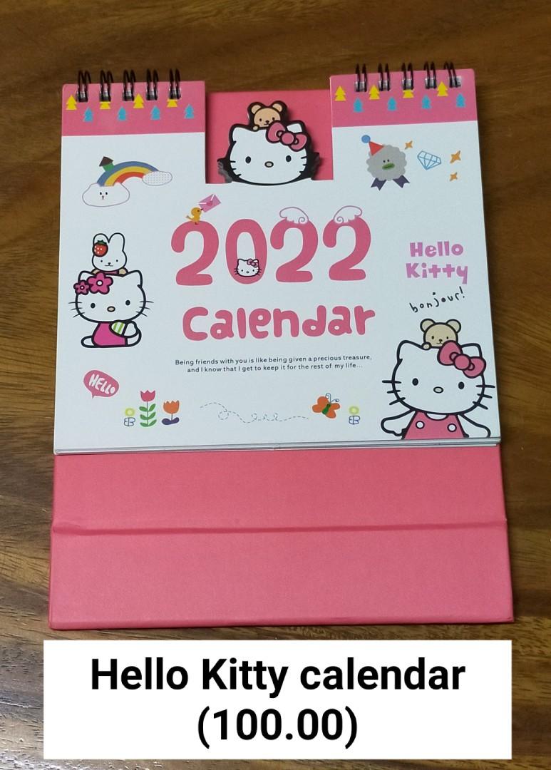 Hello Kitty Desk Calendar, Hobbies & Toys, Stationary & Craft