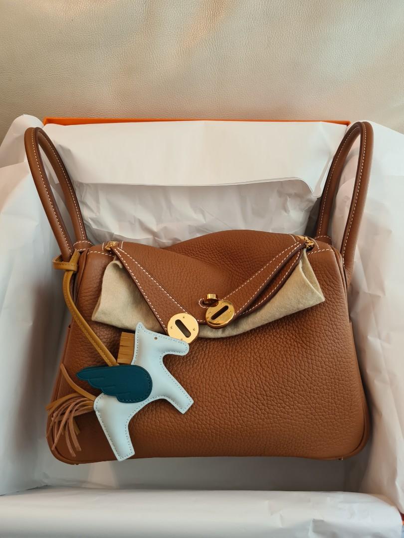 Hermes Lindy 26 Gold with GHW, brand new from boutique, Women's