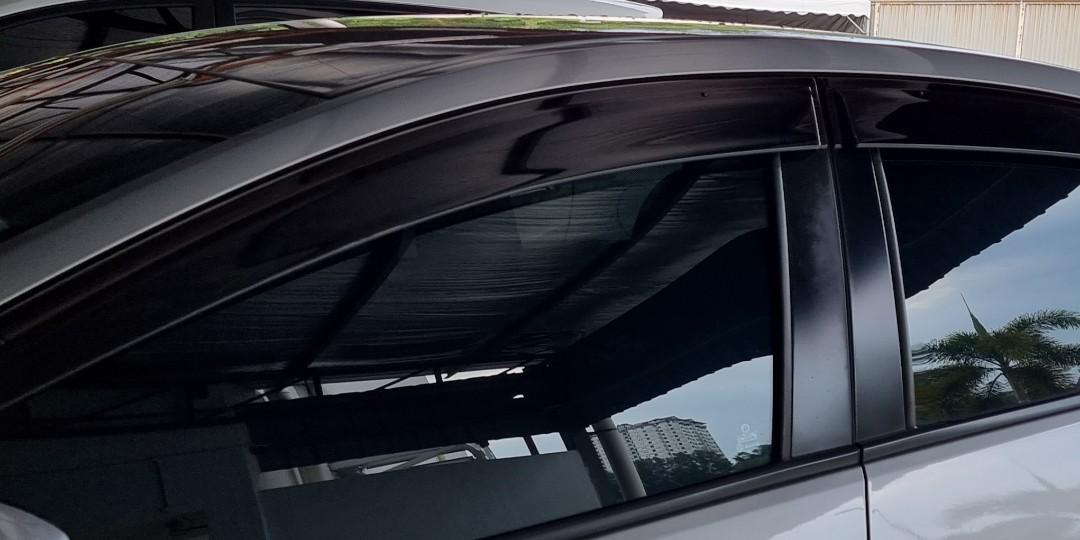 Honda City GM6 Door Visor Original Honda set Auto Accessories on