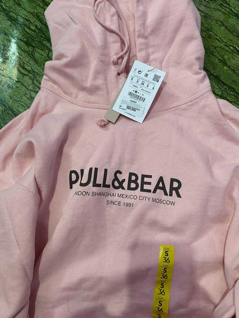 Hoodie pull shop and bear pink
