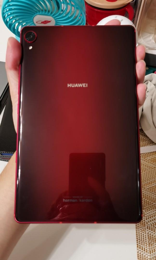 Huawei MediaPad M6 Turbo 8.4 Red 6+128G 華爲高能版紅色4G Lte + Wifi (另可插Sd卡) Emui  2K屏幕