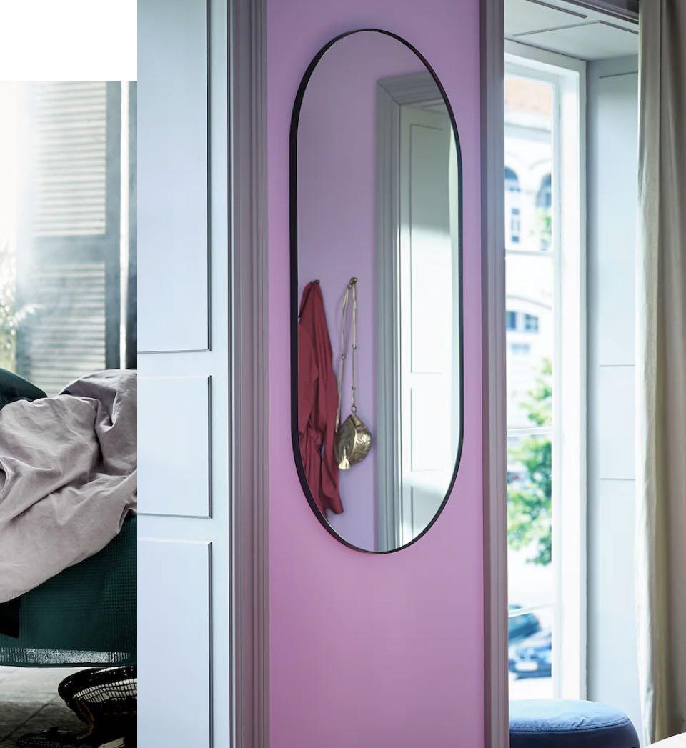 IKEA LINDBYN Wall Mirror, Furniture & Home Living, Home Decor, Mirrors