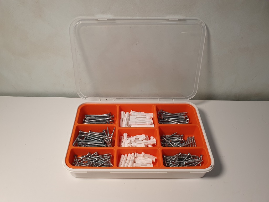 Ikea wall plugs and screws 260 pack, Furniture & Home Living, Home