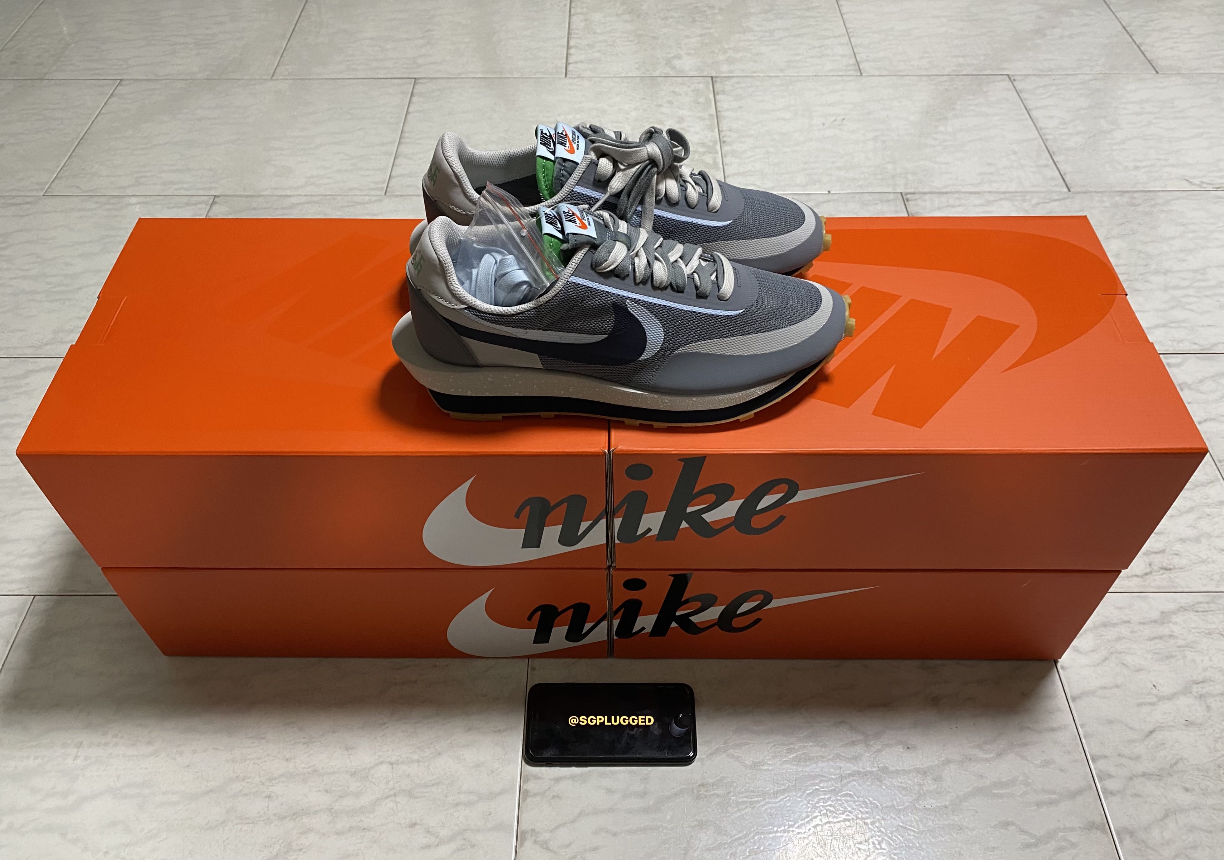 sacai cool grey clot