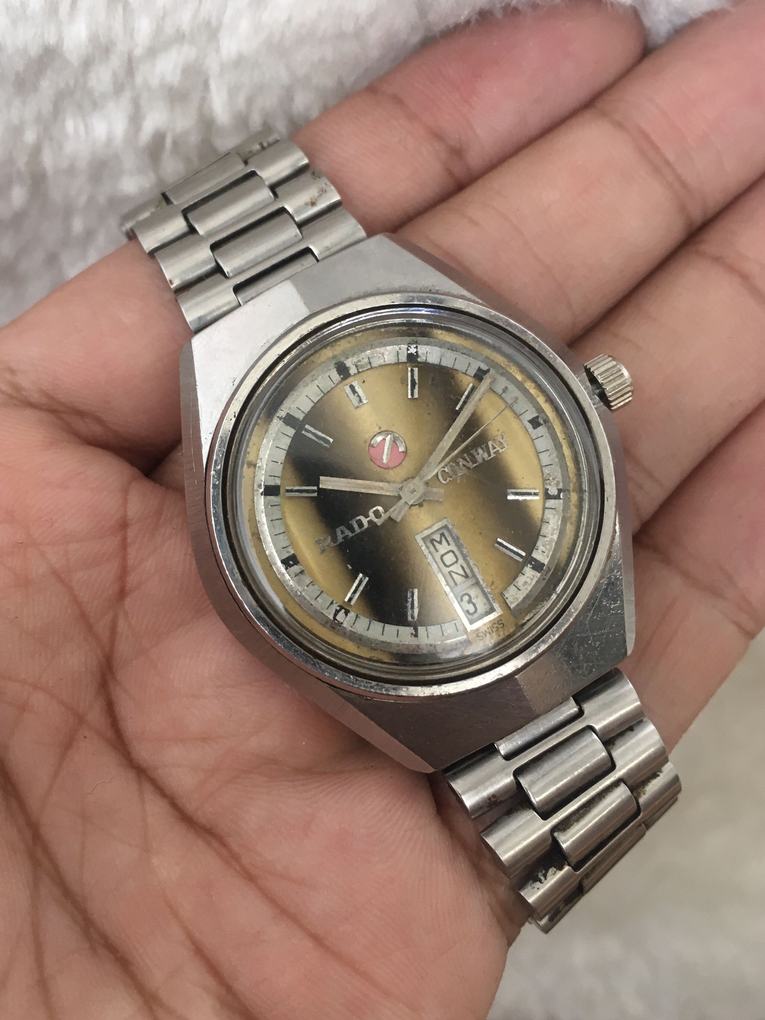 Jam Tangan Vintage Rado Conway Automatic Men s Fashion Watches