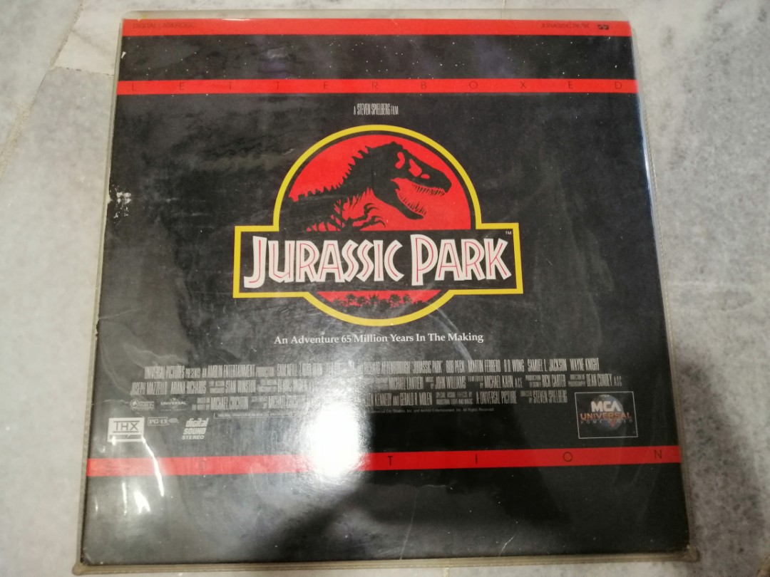 Jurassic Park Laserdisc, Hobbies & Toys, Music & Media, CDs & DVDs on