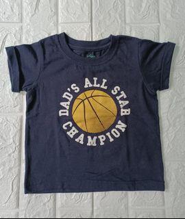 JusTees Baby Dads All Star Champion Basketball round neck shirt