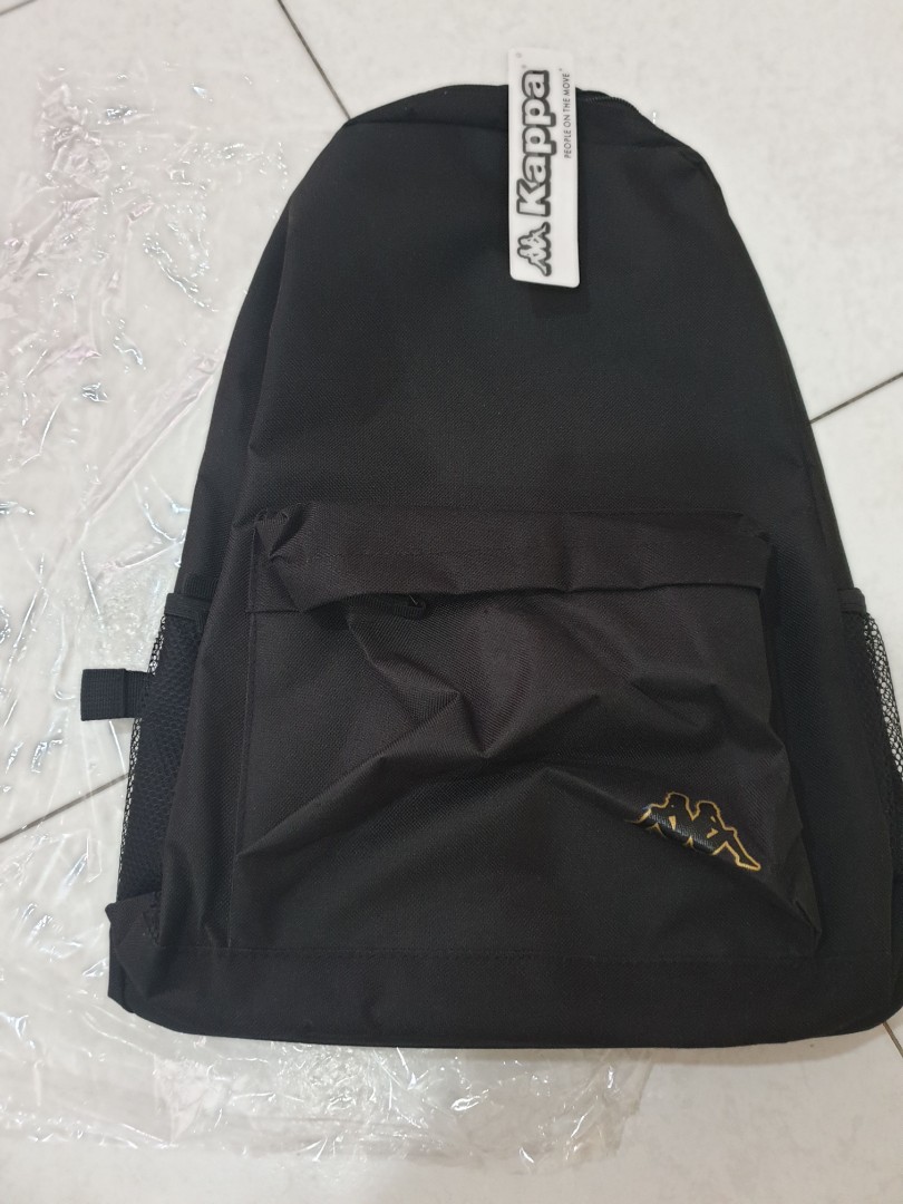kappa backpack black