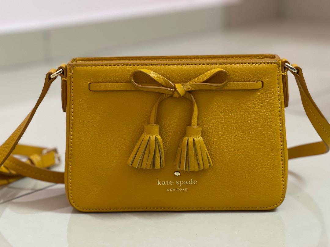 Kate Spade Yellow Crossbody Bag, Women's Fashion, Bags & Wallets, Purses &  Pouches on Carousell