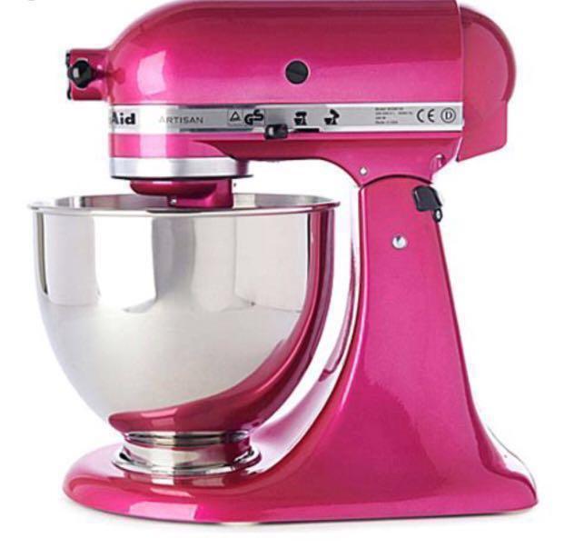 Lizzie as a Mummy: KitchenAid Raspberry Ice Mixer