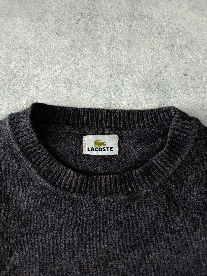 lacoste black sweater
