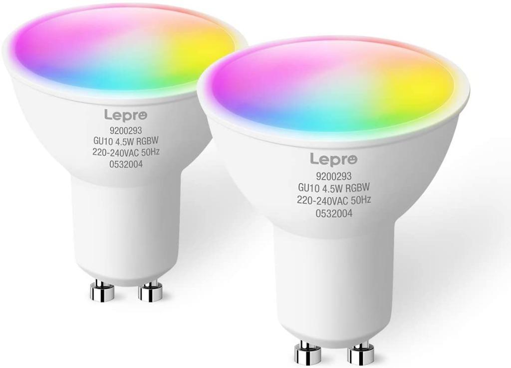 50-Watt Equivalent MR16 LED Smart Wi-Fi Color Chagning Light Bulb GU10 Base  powered by WiZ with Bluetooth (2-Pack)