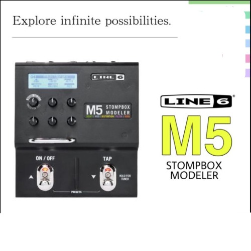 Line 6 M5 Stompbox Modeler Pedal, Hobbies & Toys, Music & Media, Music ...