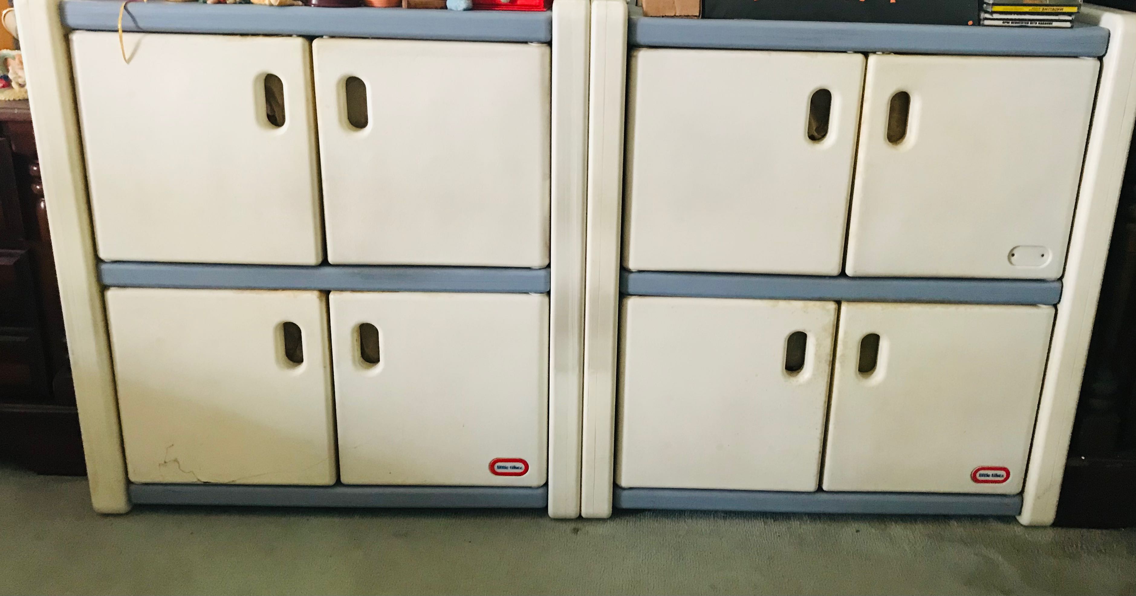 Little Tikes Vintage 4 Door Cabinet Babies Kids Baby Nursery