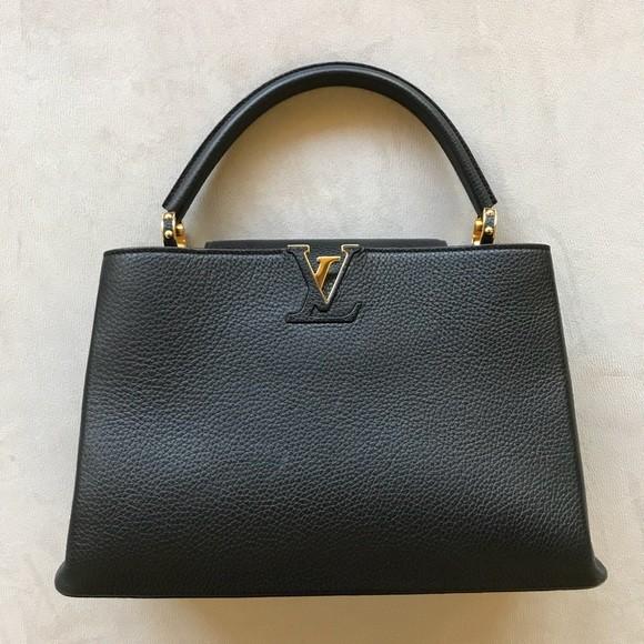 louis vuitton capucines 30 blanck pink, Fesyen Wanita, Tas \u0026 Dompet di  Carousell