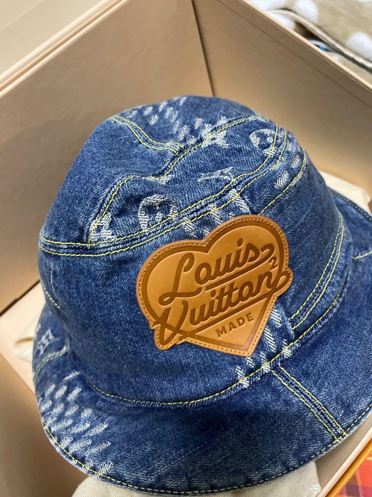 Louis Vuitton x Nigo Washed Denim Bucket Hat