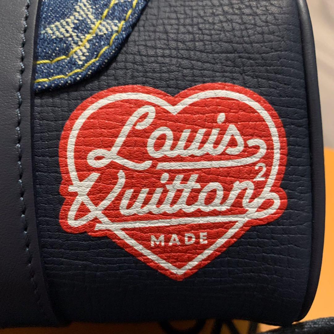 Authenticated Used Louis Vuitton LOUIS VUITTON Monogram Denim Keepall XS  2WAY Bag 2022 Prespring NIGO M81011 