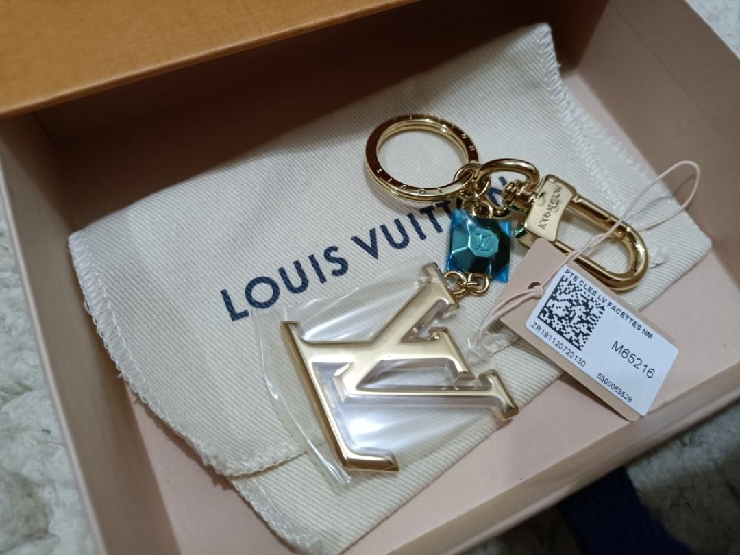 LOUIS VUITTON LOUIS VUITTON Facettes Bag Charm & Key Holder M65216 Gold  Plated Used Unisex LV M65216