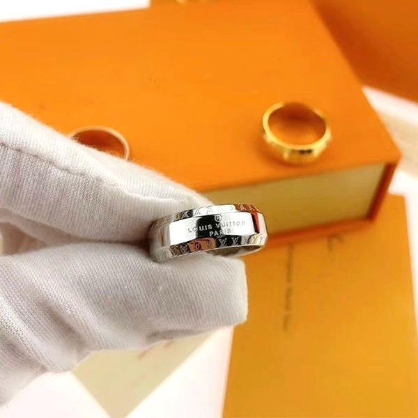 Lv Silver/Gold Stainless Steel Ring (Men/Women), Men's Fashion, Watches &  Accessories, Jewelry on Carousell
