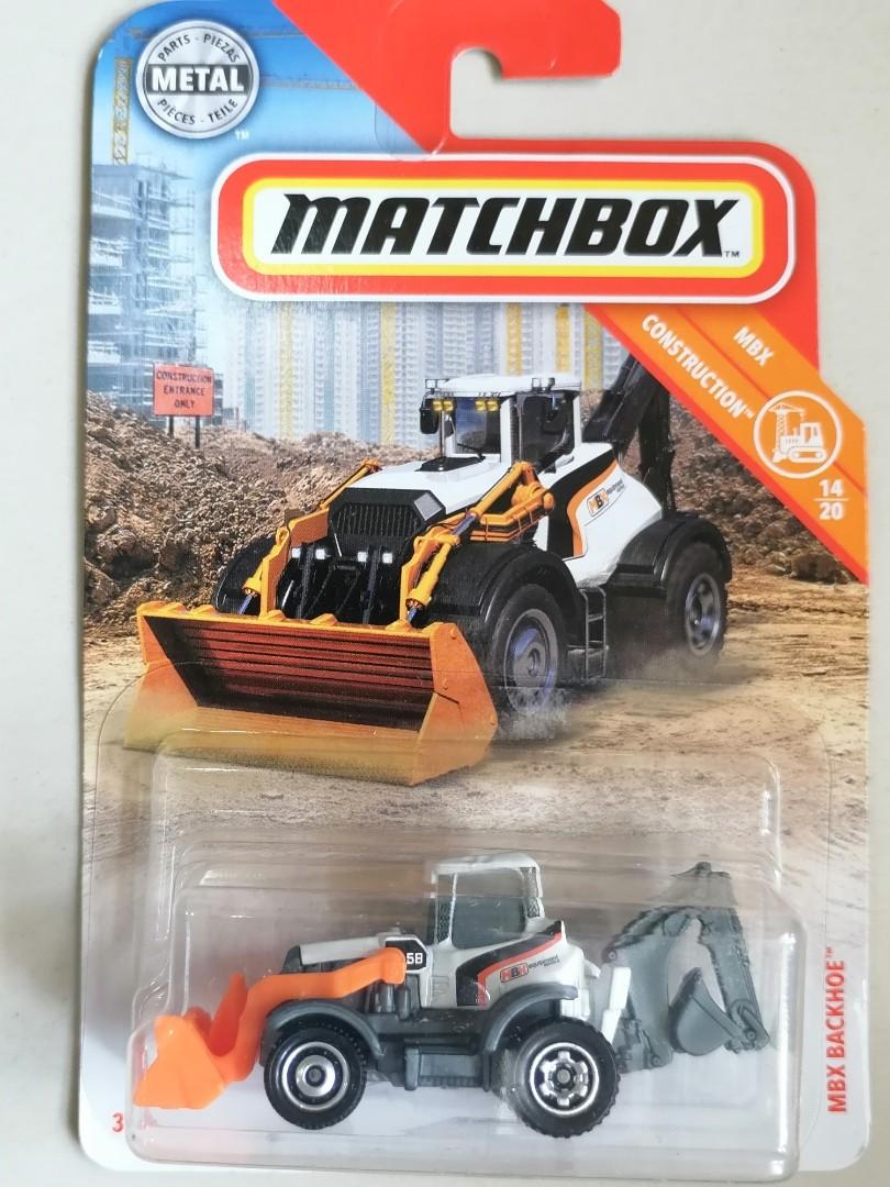 Matchbox backhoe top