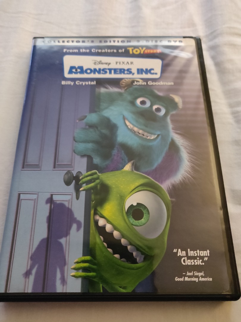 Monsters, Inc., Hobbies & Toys, Music & Media, CDs & DVDs on Carousell